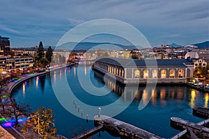 Geneva, Switzerland, The BÃÂ¢timent des Forces Motrices photo