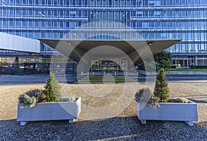 Geneva, Switzerland - December 07, 2020: World Health Organization, WHO - OMS, Headquarters