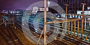 Geneva, Switzerland Trainyard