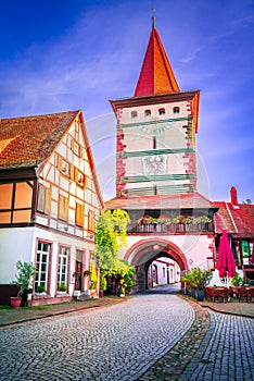 Gengenbach, Germany. Beautiful small city in Schwarzwald, Baden-Wurtemberg