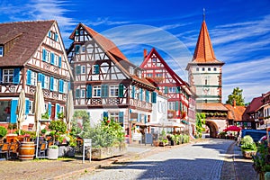 Gengenbach, Germany - Old beautiful town in Schwarzwald Black Forest photo