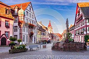 Gengenbach, Germany - Old beautiful town in Schwarzwald Black Forest photo