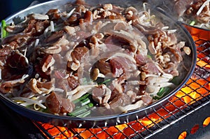 Genghis khan mutton barbecue