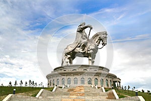 Genghis Khan Statue Complex at Tsonjin Boldogeast of the Mongolian capital Ulaanbaatar