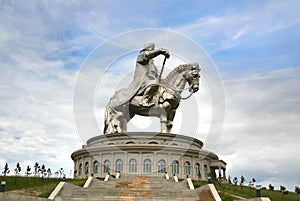 Genghis Khan Statue Complex at Tsonjin Boldogeast of the Mongolian capital Ulaanbaatar