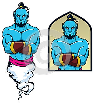 Genie Fantasy Mascot