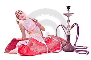 Genie with hookah
