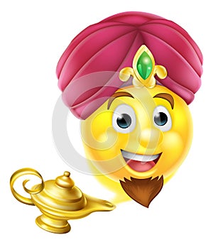 Genie Magic Lamp Emoji