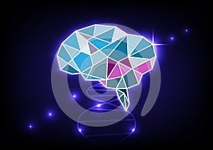 Genius brain Hitechnology photo