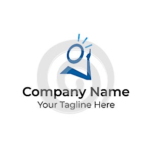 Genius Idea Brave Logo Vector