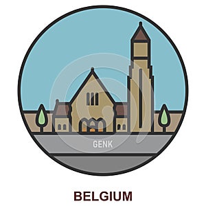 Genk. Cities and towns in Belgium