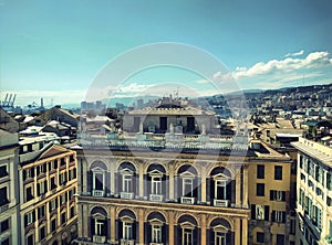 Genoa landscape from San Lorenzo