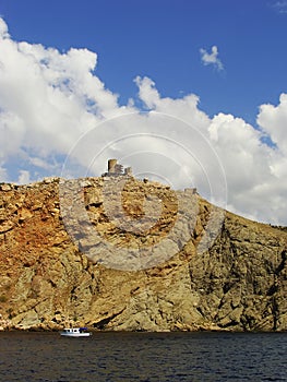 Genoese fortress Cembalo, Balaklava, Crimea