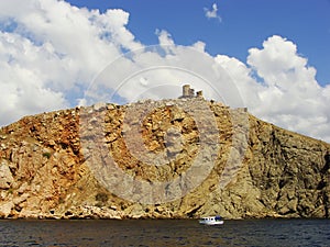 Genoese fortress Cembalo, Balaklava, Crimea photo