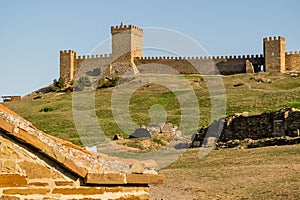 Genoese fortress in the city of Sudak