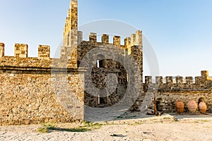 Genoese fortress in the city of Sudak