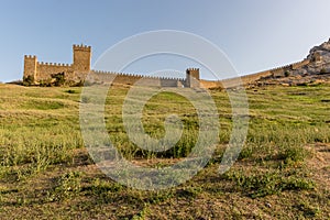 Genoese fortress in the city of Sudak