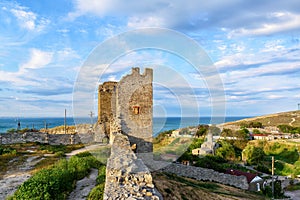 Genoese fortress in Feodosia, Crimea