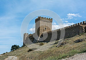 The Genoese fortress is a fortress in the city of Sudak, Crimea