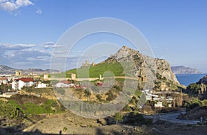 Genoese fortress in Sudak, Crimea.