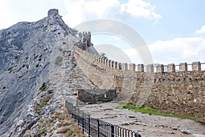 Genoese fortress.Sudak. Crimea