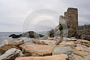 Genoese tower on Cape Corse