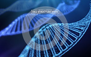 Genome dna vector illustration. DNA structure EPS 10. Genome sequencing concept of gmo and genome editing