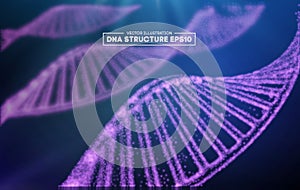 Genome dna vector illustration. DNA structure EPS 10. Genome sequencing concept of gmo and genome editing