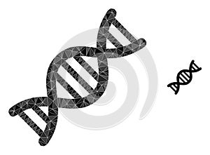 Genome Molecule Polygonal Lowpoly Flat Icon