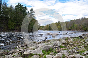 Gentilly river regional park in Quebec
