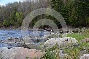 Gentilly river regional park in Quebec