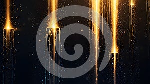 A gentle, cascading waterfall of soft, glowing light particles