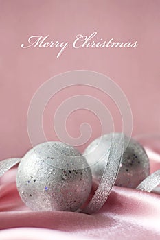 Gentle christmas background photo