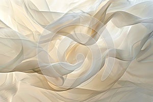 Gentle curves in light hues, creating a calming and abstract representation of health photo