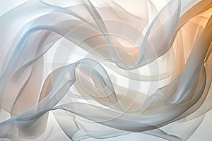 Gentle curves in light hues, creating a calming and abstract representation of health photo