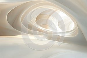 Gentle curves in light hues, creating a calming and abstract representation of health photo
