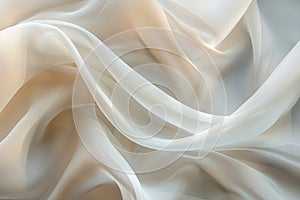 Gentle curves in light hues, creating a calming and abstract representation of health photo