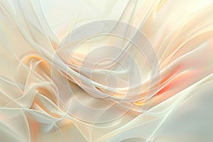 Gentle curves in light hues, creating a calming and abstract representation of health photo