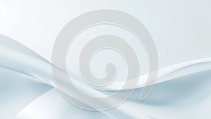 Soft blue and white fabric waves abstract background
