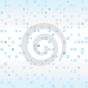Gentle light seamless pattern with blue-gray squares