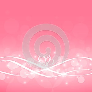 Gentle pink background ready for your text