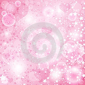 Gentle pink valentine background