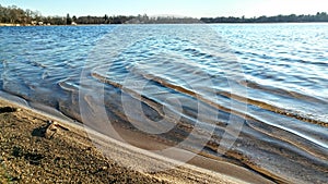 Gentle, Rhythmic, Waves Rolling Onto Shore photo