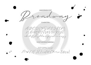 Gentle script duo font.