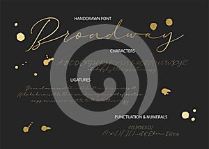 Gentle script duo font.