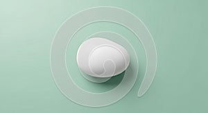 While a gentle shadow extends to the right suggesting a light