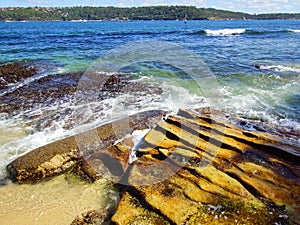 Sydney Harbour Sandstone Rock Formations, Australia