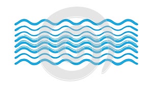 Gentle Wavy Lines, Seamless Abstract Pattern Vector. vector design Generative AI