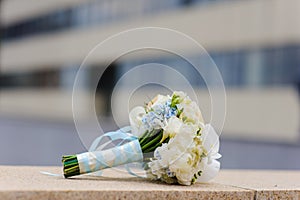 Gentle wedding bouquet