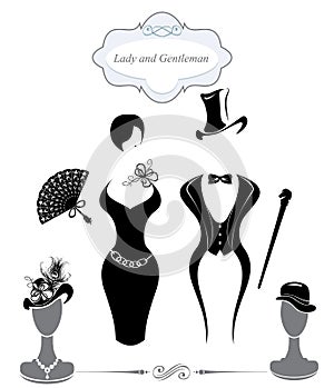 Gentleman and Lady symbols